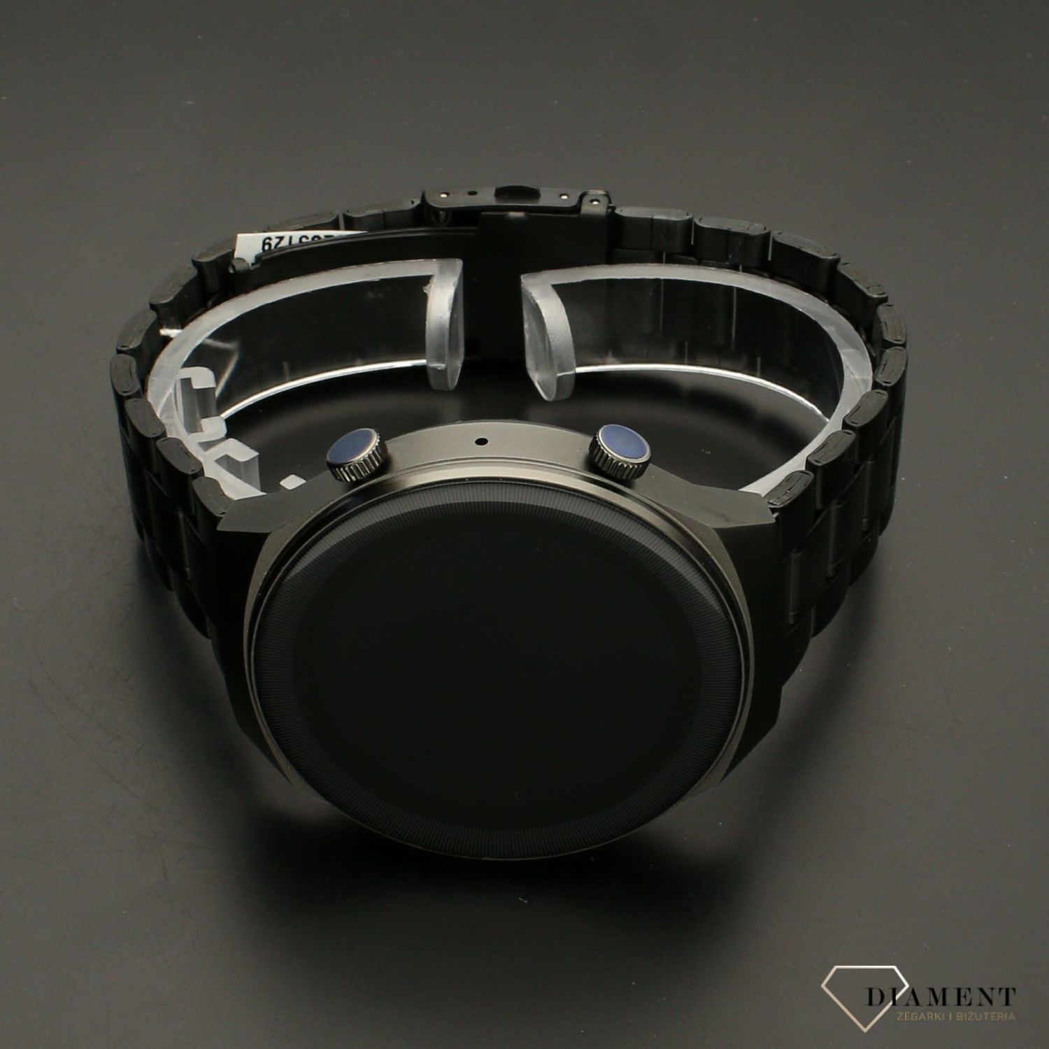 Zegarek Smartwatch Rubicon na czarnej bransolecie RNCE68.webp